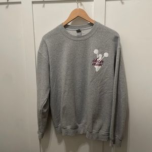 Gildan Gray Cheer Mom Sweater